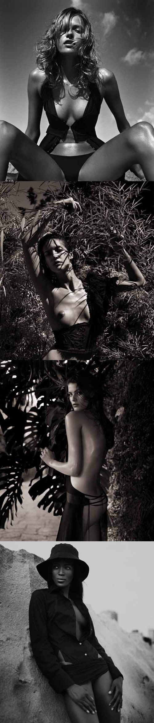 pirelli calendar 2008 nude celebrity nude modell meztelen modellek hírességek naptár Valentina Dondoe Fontana Campbell